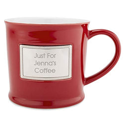 Things Remembered Personalized Red Ceramic Coffee Mug with Engraving Included
