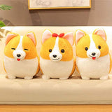 123Arts Cartoon Corgi Dog Soft Plush Throw Pillow Animal Pillow Plush Toy