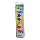 Crayola Watercolor Paints Washable 8 Primary Colors ( Pack of 6 )
