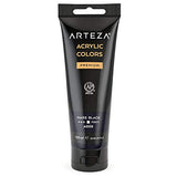 Arteza Acrylic Paint Pack of 5, (120 ml Pouch, Tube), Rich Pigment, Non Fading, Non Toxic, Single Color Paint for Artists, Hobby Painters & Kids