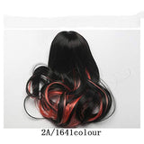 Wig for BJD Doll Wig 7-8 Inch 1/4 High-Temperature Wig Girl Long Multicolor Hair in Beauty and Health with Bangs L32 2A Or 1641color