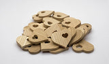 1.5 Inch Wood Hearts For Crafts, Unfinished Wooden Heart Cutout Shape, Wooden Hearts (1.54 Inch