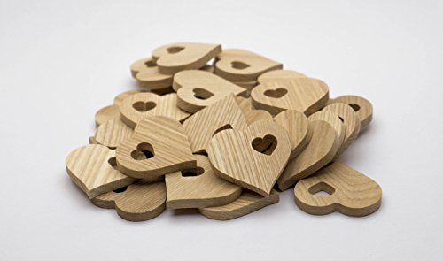 Shop 1.5 Inch Wood Hearts For Crafts, Unfinis at Artsy Sister.