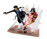 Megahouse Cowboy Bebop: Spike Spiegel & Faye Valentine 1st Gig PVC Figure Set, Multicolor