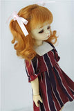 JD187 6-7inch 16-18CM Long Curly Princess Mohair BJD Wigs 1/6 YOSD Doll Accessories (Ginger)