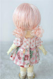 Jusuns JD400 5-6inch 13-15CM Lovely syntheitc Mohair Doll Wigs 1/8 Lati Yellow Doll Accessories Peach Pink Double Little Short Curly Pony BJD Wigs