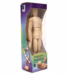 Magnetic Wood Manikin (7-3/4 Inches Tall)