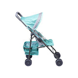 Adora Zig Zag Stroller in Teal Pattern with Medium Shade Umbrella, Model:217605