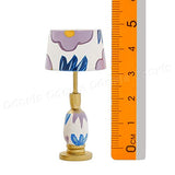 Odoria 1/12 Miniature Lamp Lighting Dollhouse Decoration Accessories, Purple