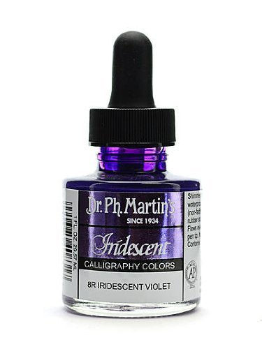 Dr. Ph. Martin's Iridescent Calligraphy Color, 1.0 oz, Iridescent Violet (8R)