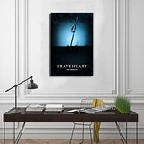 Braveheart Classic Movie Canvas Poster Bedroom Decor Sports Landscape Office Room Decor Gift 24×36inch(60×90cm) Unframe-style1