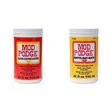 Mod Podge CS11203 Waterbase Sealer, Glue & Decoupage Finish, 32 oz, Gloss & CS11303 Waterbase Sealer, Glue & Decoupage Finish, 32 oz, Matte