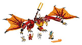 LEGO NINJAGO Legacy Fire Dragon Attack 71753 Ninja Playset Building Kit, Featuring a Flying Dragon Toy; New 2021 (563 Pieces)