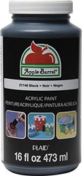 Apple Barrel Acrylic Paint in Assorted Colors (16 Ounce), 21148 Black