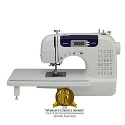 Brother Sewing and Quilting Machine, CS6000i, 60 Built-In Stitches, 7 styles of 1-Step Auto-Size