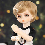 HGFDSA BJD 1/6 Doll 26Cm 10.2 Inches Full Set Makeup Lovely and Delicate Birthday Doll Toy Doll Boy Child Joints Movable Doll Gift,A