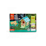 Toysmith Beetle & Bee, Build A Bird Bungalow, DIY Kids Arts & Crafts Outdoor Wooden Birdhouse Kit, FSC Certified,For Boys & Girls Ages 5+