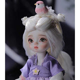 ZDLZDG BJD Doll Body 1/6 Ball Jointed Doll 28.5cm DIY Dressup Action Figures with Facial Makeup + 3D Eyes, Doll Lover Surprise Gift