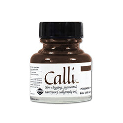 Daler-Rowney Calli Calligraphy Ink, 1 oz, Brown (604301012)