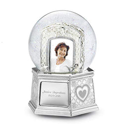Things Remembered Personalized Loving Memory Musical Photo Snow Globe with Engraving Included