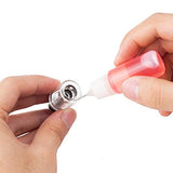 AGEOMET 30pcs 15ml Steel Needle Plastic Dropper Bottle Tip Glue Bottle with 10 Funnels, for Liquids and Quilling DIY