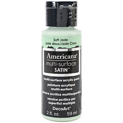 DecoArt Americana Multi-Surface Satin Acrylic Paint, 2-Ounce, Soft Jade