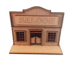 Saloon MDF 28mm Laser Cut Kit Tombstone Desperado Legends of the Old West FAST SHIPPING
