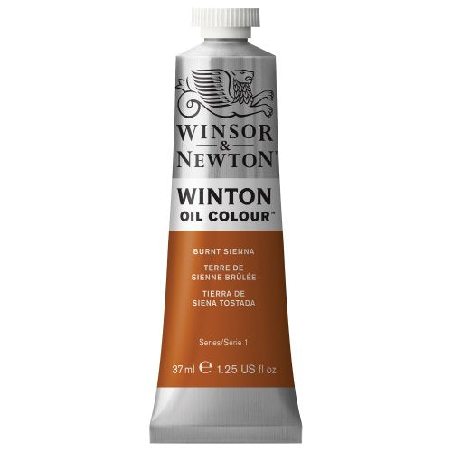 Winsor & Newton Winton Oil Colour Tube, 37ml, Burnt Sienna
