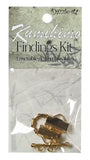 Darice 1999-4710 Kumihimo Finding Ribbon Kit for Jewelery Making, 16mm, Gold