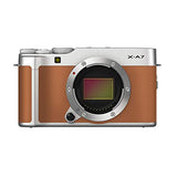 Fujifilm X-A7 Mirrorless Digital Camera w/XC15-45mm F3.5-5.6 OIS PZ Lens, Camel