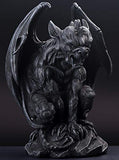 JORAE Winged Gargoyle Statue Outdoor Decor Sitting Guardian Sculpture Halloween Figurines, 9 Inch, Polyresin