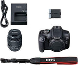 Canon EOS 2000D (Rebel T7) DSLR Camera with 18-55mm & 75-300mm III Zoom Lens Bundle + 64GB Memory, Case, Tripod and More