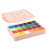 MIYA HIMI Gouache Paint Set 24 Colors/Four Colors (80ml/Pc) Paint Set Non Toxic Paints for Artist, Hobby Painters & Kids, Ideal for Canvas Painting for Novelty Gift (Pink)