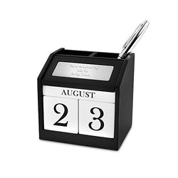 Things Remembered Personalized Calendar Block Pen Holder with Engraving Included