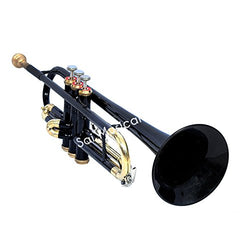 Sai Musical India Tr-08 Trumpet, Bb Black Colored