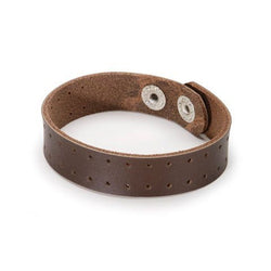 Bulk Buy: Darice DIY Crafts Leather Bracelet Dark Brown 5/8 x 8-1/2 inches (3-Pack) 1999-2657