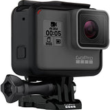 GoPro HERO5 Black + 32GB Memory Card & Card Reader + Case + Chest Strap Mount + Flexible Tripod +