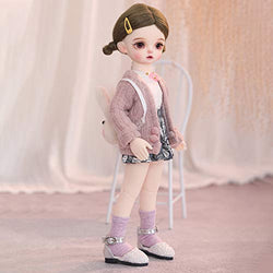 Fbestxie BJD Doll 1/6 27.3Cm 10.7 Inch SD Doll DIY Toys with Full Set Clothes Shoes Wig Makeup for Girl Birthday Gift