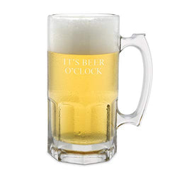 Things Remembered Personalized 34-OZ. Glass Beer Super Mug with Engraving Included