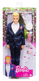 Barbie Fairytale Ken Groom Doll (Blonde 12-inch) Wearing Suit and Shoes, with 5 Accessories, Gift for 3 to 7 Year Olds , Blue