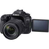 Canon EOS 80D DSLR Camera with 18-135mm Lens (1263C006) + 64GB Memory Card + Case + Corel Photo Software + LPE6 Battery + External Charger + Card Reader + HDMI Cable + Cleaning Set + More (Renewed)