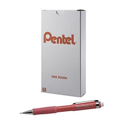 Pentel Twist-Erase III Mechanical Pencil, (0.7mm), Pink Barrel, 12 pack (QE517P)