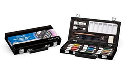 Reeves Deluxe Watercolour Wooden Box Set water color box set