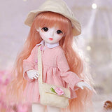 W&Y BJD Doll,1/6 SD Doll Full Set 26Cm 10Inch Jointed Dolls Toy Action Figure + Makeup + Accessory with Clothes Shoes Wigs DIY Toys, Best Gift for Girls