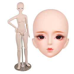 EVA BJD 1/3 BJD Doll 18 Jointed Doll 63cm 18.9" 24.8n for Collect DIY Dolls with Make up