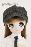 Petite Marie Japan for 1/3 1/4 Doll 23 inch 16 inch 60cm 40cm DD (Dollfie Dream) MDD (DDH-01-10 9-10 inch) BJD Newsboy Cap (Black Gray Houndstooth) [No.0095] Clothes Only not Include Doll