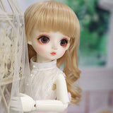 W&Y 1/6 BJD Doll,26cm 10 Inch SD Dolls 19 Ball Jointed Dolls Cosplay Fashion Dolls with Outfit Elegant Dress Shoes Wigs Free Makeup DIY Toys,Best Gift for Girls