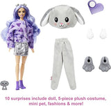 Barbie Cutie Reveal Dolls with Animal Plush Costume & 10 Surprises Including Mini Pet & Color Change, Gift for Kids 3 Years & Older