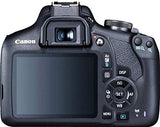 Canon EOS 2000D (Rebel T7) DSLR Camera + 18-55mm III Kit (Renewed)