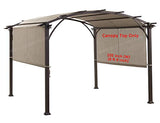 ALISUN Replacement Sling Canopy (with Ties) for The Lowe's Garden Treasures 10 FT Pergola #S-J-110 & TP15-048C (Beige) (Canopy TOP ONLY)